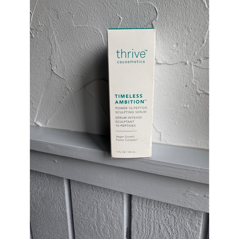Thrive Causemetics Timeless Ambition Power 10-Peptide Sculpting Serum 1oz NEW
